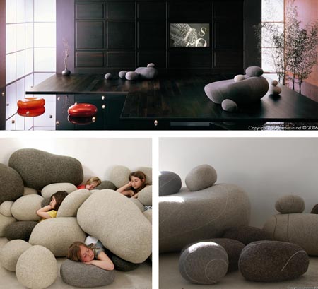 rock pillows