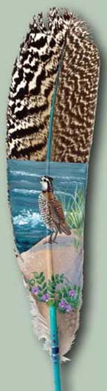 Painting Art on Feather 4
