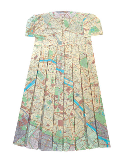 Map Dress: Would this be considered cheating if you wore it to school?
