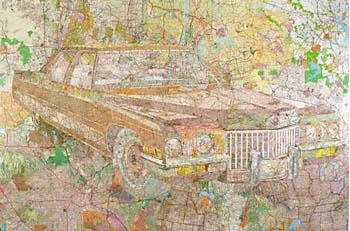 Map Art Car