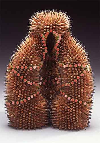 Art with pieces of pencil 03