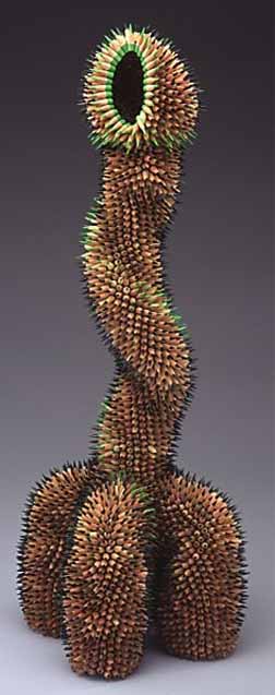 Art with pieces of pencil 09