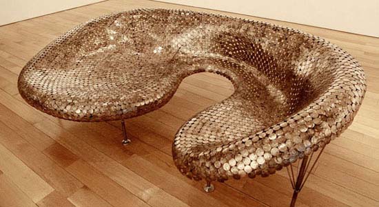 Sofa Made of Coins 01