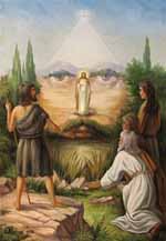 Oil paintings with optical illusions