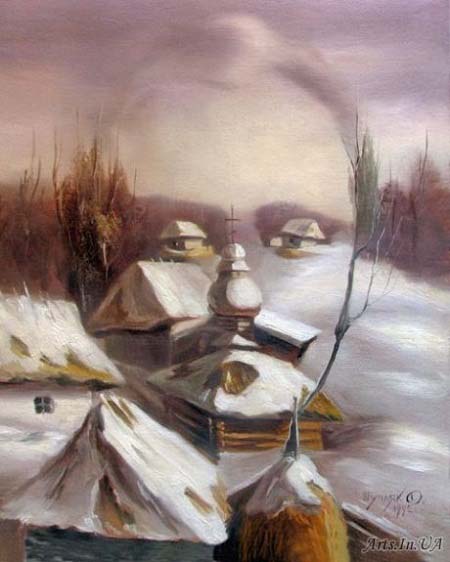 Portrait of Bohdan modeling 1992
