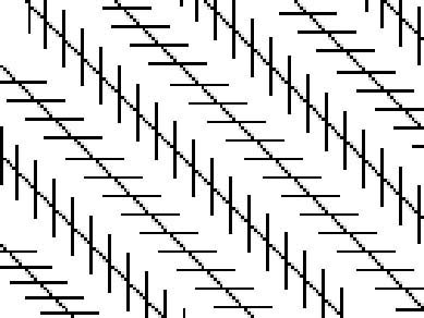 Optical illusion - Are the diagonals parallel?
