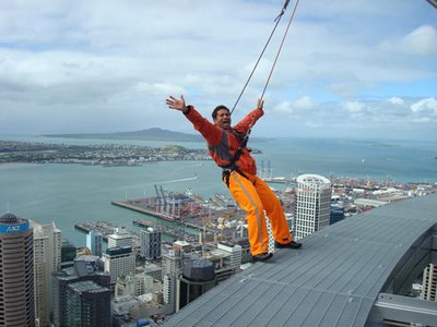 Sachin Tendulkar as Bungee Jumping