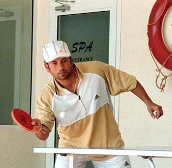 Sachin Tendulkar as table tennis player