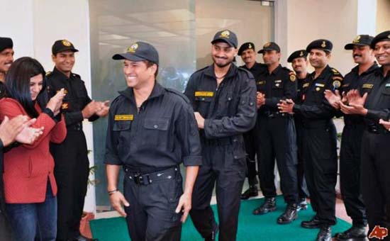 Sachin Tendulkar as Armed Men