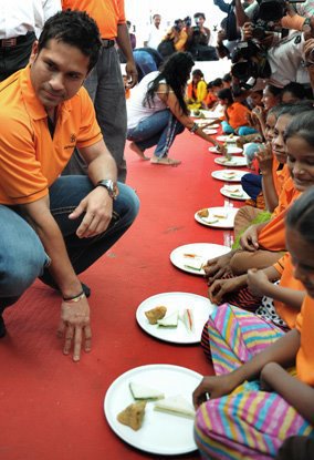 Sachin Tendulkar - Down to earth person