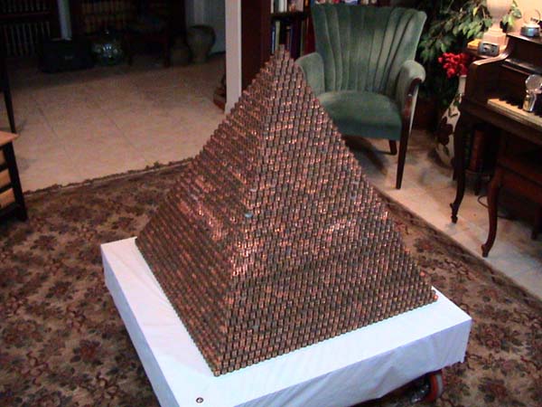 Pyramid Of Pennies