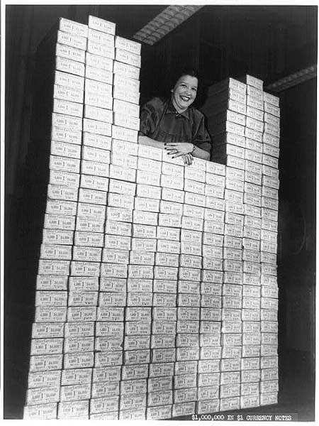 Stack of Silver Certificates