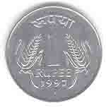 One Rupee Coin