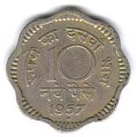 Ten Naye Paise Coin