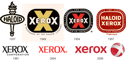 Xerox Logo Evolution