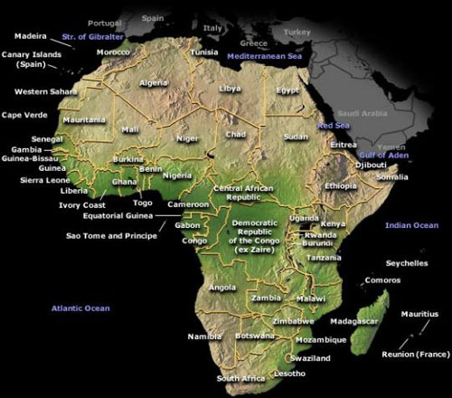 Map - African Plains