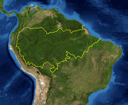 Map - Amazon Rainforest